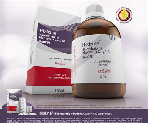 Posologia Hixizine Xarope Infantil