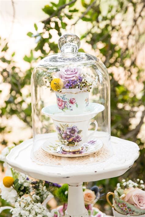Make them a diy gift basket. Kara's Party Ideas Vintage Tea Party | Kara's Party Ideas