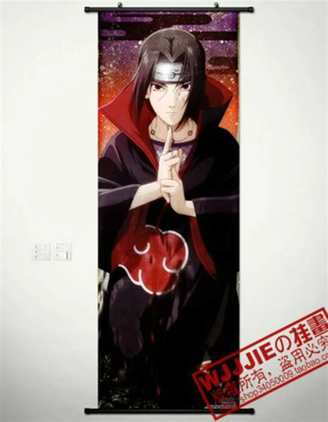 Home Decor Japanese Poster Wall Scroll Anime Naruto Uchiha Itachi In