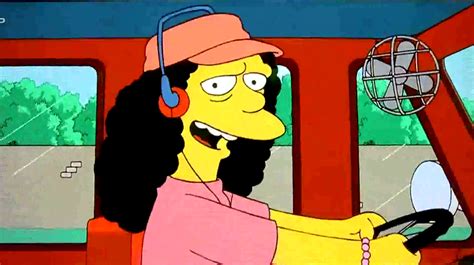 Otto Mann Simpsons Characters Leonard Nimoy Lisa Marie Presley Aerosmith Otto Bus Nixon
