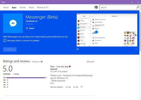 Facebook messenger is an official desktop chat client application of the world's largest social network facebook.com. Windows 10 Mobile: Facebook Messenger to Receive Voice and ...