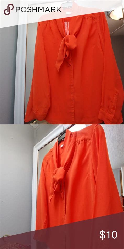 Orange Long Sleeve Top Orange Long Sleeve Tops Long Sleeve Tops