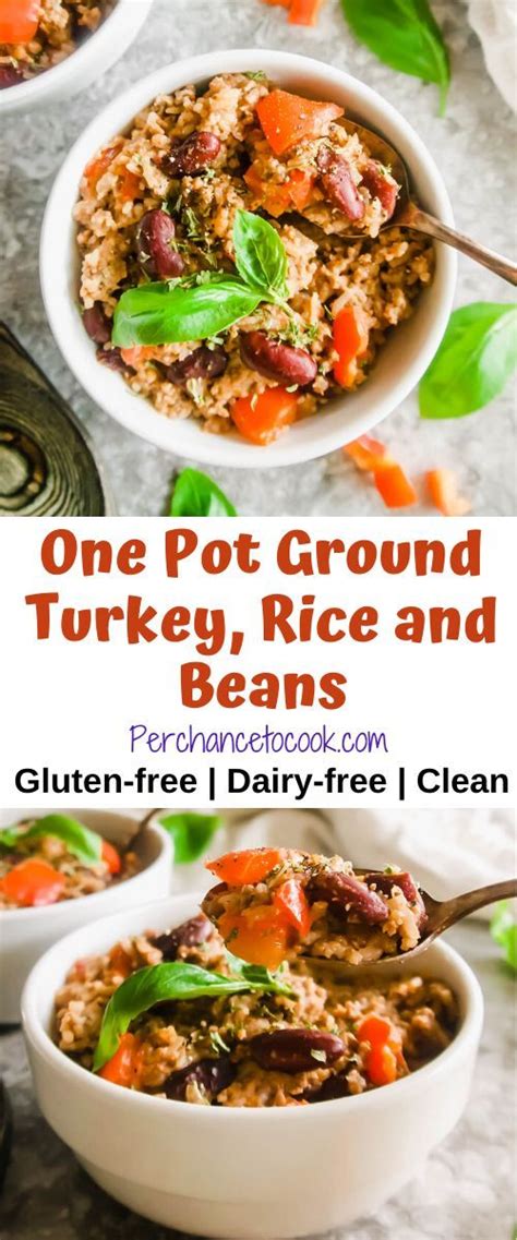 Cooked bones can splinter so never give poultry bones and even with pork or beef bones, if they're cooked only give it to them while you. One Pot Ground Turkey, Rice and Beans (GF) | Perchance to ...