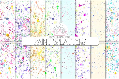 Polish your personal project or design with these paint splatter transparent png images, make it even more personalized and more attractive. WATERCOLOR PAINT SPLATTERS By Royal Digital Store ...