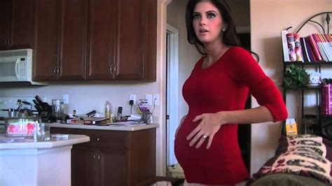 Pregnant Stroking Her Belly 1 Youtube