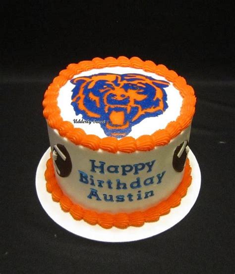 Bears Football Cake Decorated Cake By Michelle Cakesdecor