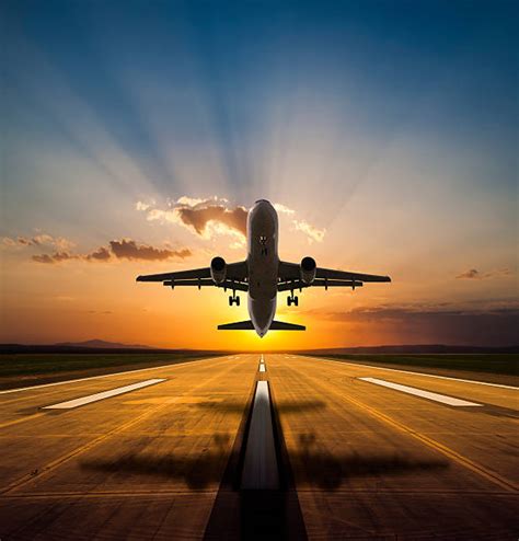Airplane Taking Off Stock Photos Pictures And Royalty Free Images Istock