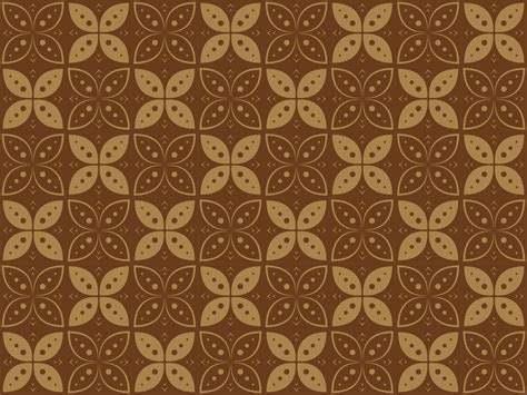 Batik Pattern Traditional Indonesia Motif Java Culture Backdrop