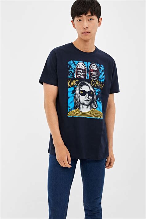 Camisetas De Hombre Springfield Kurt Cobain Black Friday Mens
