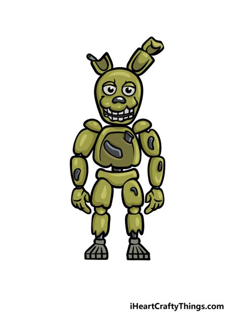 20 Easy Springtrap Drawing Ideas How To Draw Springtrap