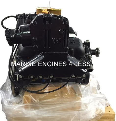 New 43l Vortec Marine Extended Base Engine With Exhaust Replaces