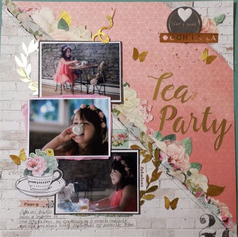 Tea Party Tea Party Party Scrapbooking Layouts