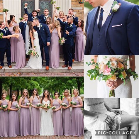 Mauve Lulus And Navy Wedding Mauve Wedding Purple Wedding Theme