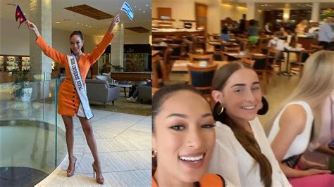 Sujita Basnet Miss Universe Nepal 2021 With Her Miss Universe Sisters