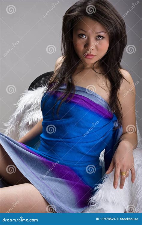 Sexy Asian Girl In Chair Stock Images Image 11978524