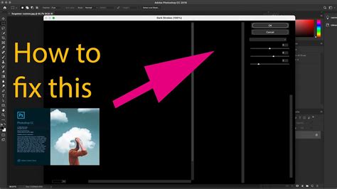 Fix Black Dialogue Boxes And Windows In Adobe Photoshop Cc Youtube