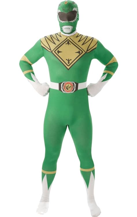 Adult Green Power Ranger 2nd Skin Costume Uk