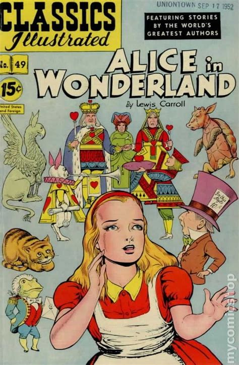 Classics Illustrated 049 Alice In Wonderland 1948 Comic Books