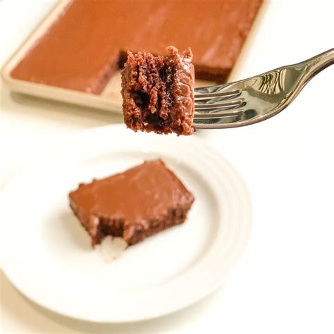 Texas Sheet Cake With Extra Chocolate Frosting — Kristen Tomlan