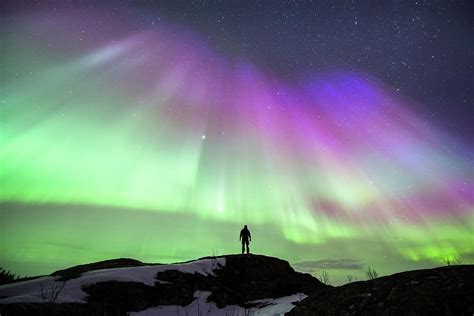 Watching The Aurora Borealis Photograph By Tommy Eliassenscience Photo