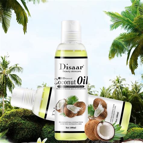 100 Natural Organic Coconut Oil Body Face Massage Best Skin Care