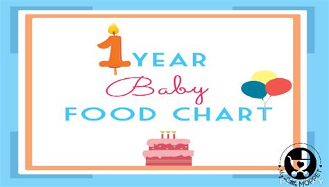 Baby food chart for 1 year old pakistani. 1 Year Baby Food Chart