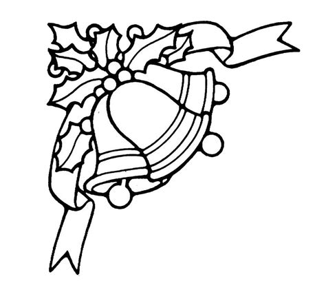 Christmas bell ornaments coloring page. Free Printable Bell Coloring Pages For Kids