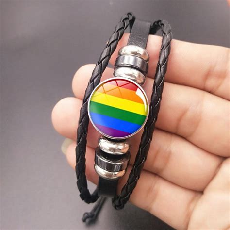 pulsera con cuentas orgullo lgbt bisexual transexual tienda online de artículos lgbt