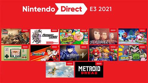 E3 2021 Nintendo Direct Volle Ladung Switch Spiele Große Trailer