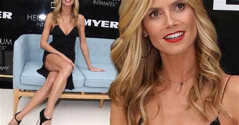 Heidi Klum And Her Never Ending Legs Launch New Lingerie Line Mirror