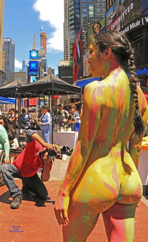 Body Painting Times Square Part 2 November 2019 Voyeur Web