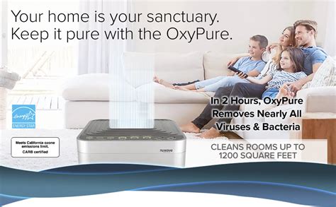 Nuwave Air Purifier Oxypure Pro For Large Rooms Up To 2