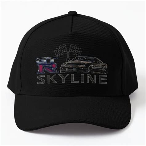 Skyline Gtr Nissan Baseball Cap Hat Summer Snapback Hip Hop