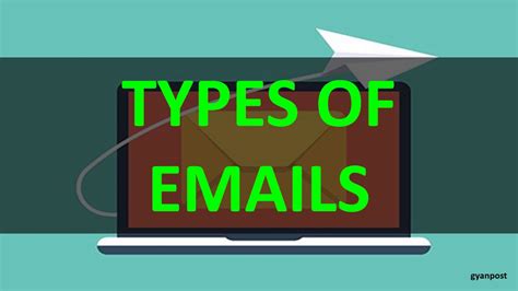Types Of Emails Youtube