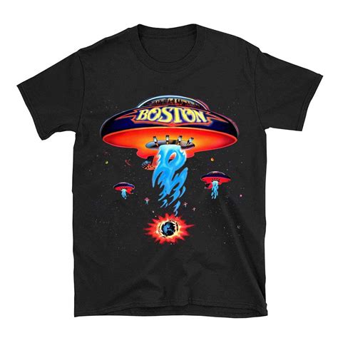buy moc deamiarr boston band t shirt for men classic spaceship rock band shirts black xxl at