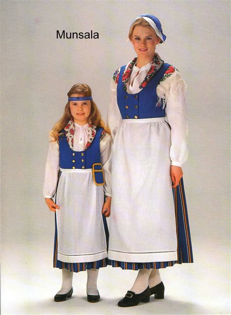 A National Dress From Munsala Finland Finnish Clothing Finland