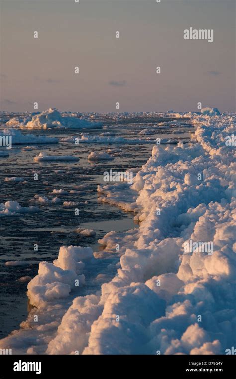 Usa Alaska Chukchi Sea Offshore Barrow Landscape Jumbled Sea Ice Edge