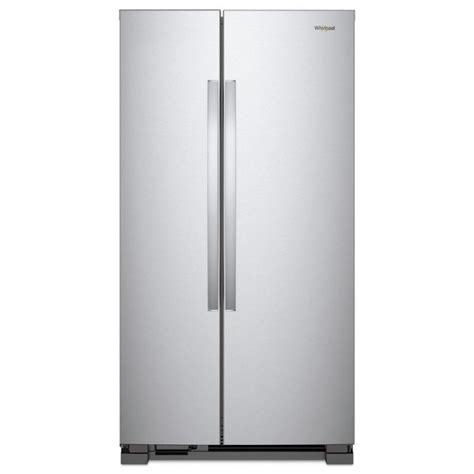 33 Inch Wide Side By Side Non Dispenser Refrigerator 22 Cuft