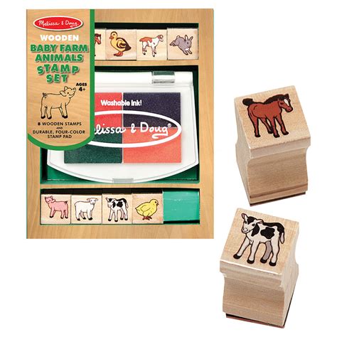 Melissa And Doug Baby Farm Animals Stamp Set Buy Online
