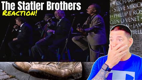 The Statler Brothers Reaction More Than A Name On A Wall YouTube