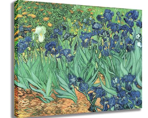 Van Gogh Irises Canvas Print Walmart Com Walmart Com