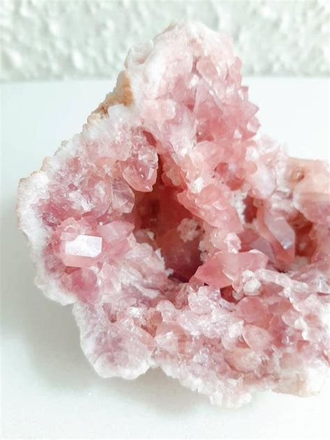 Pink Amethyst Rare Pink Amethyst Pink Amethyst Geode Etsy Pink