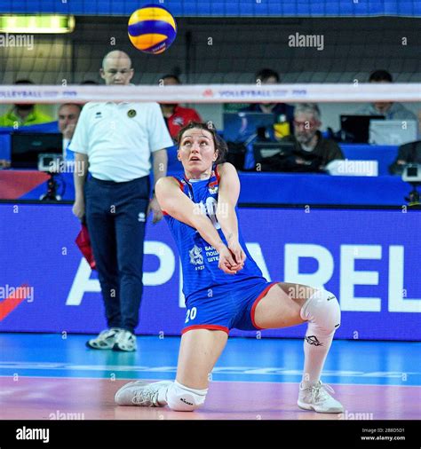 Jelena Blagojevic Serbia During National Volleyball Team Players Season 2019 20 Conegliano