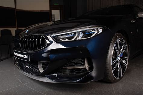This Bmw M850i Gran Coupe In Carbon Black Metallic Looks Stunning