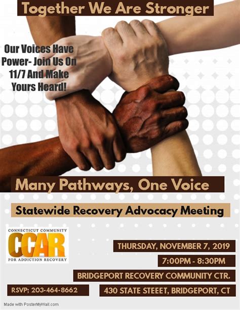 November 2019 Statewide Recovery Advocacy Meeting 11719 Advocacy