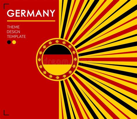 Germany Patriotic Banner Vintage Design Typographic Vector
