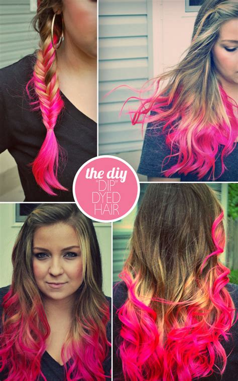 Dip Dye Hair Pink