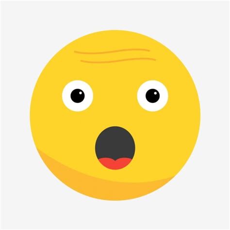 Surprised Emoji Clipart Hd Png Vector Surprise Emoji Icon Emoji Icons