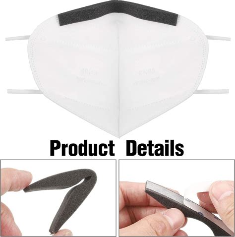 Buy 24 Pieces Microfiber Memory Foam Anti Fog Nose Bridge Pads Self