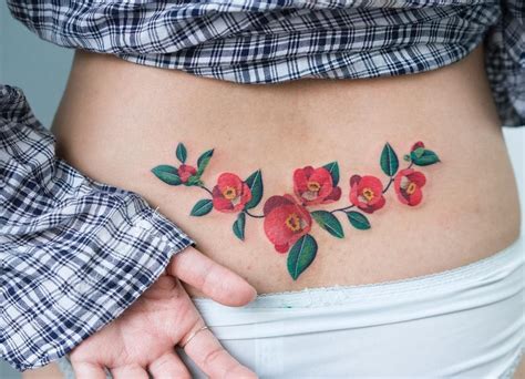 Tramp Stamp Tattoos Designs And Meanings 2019 Floral Back Tattoos
